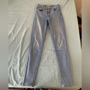 Levi’s Premium High Rise Skinny Jeans